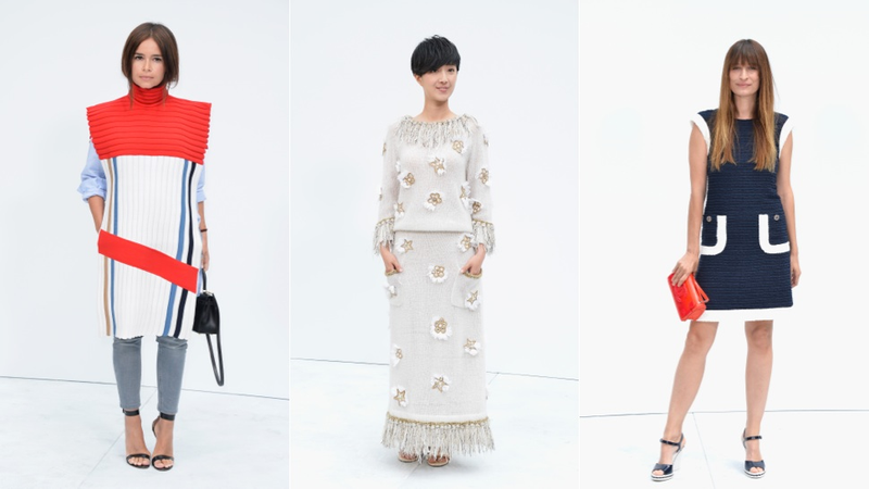 Illustration for article titled What Celebrities Wore to This Week's Couture Shows